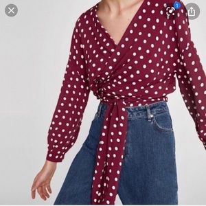 Zara Wrap Blouse-NWT